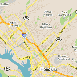 Honolulu Map