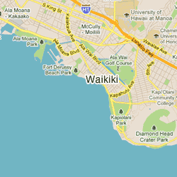 Waikiki Map